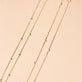 Tiny Pearl and Gold Bead Necklace