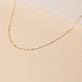 Tiny Pearl and Gold Bead Necklace