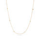 Tiny Pearl and Gold Bead Necklace