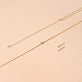 Still life image of Medium Round Diamond Bracelet with Stone and Strand solid gold jewelry