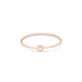 Tiny Round Diamond Ring