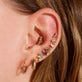 Tiny Round Endless Hoop Earrings