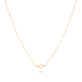Tiny Solitaire Pearl Necklace