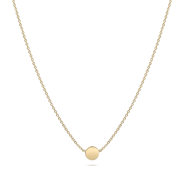 Stone and Strand Tiny Dot Necklace