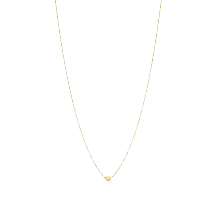 Stone and Strand 10K Yellow Gold Tiny Dot Necklace Front Image