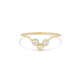 Tri Diamond Arch Ring