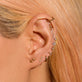 Triple Twinkle Piercing Earring