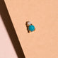 Turquoise and Topaz Buddy Stud