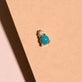 Turquoise and Topaz Buddy Stud