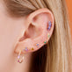 Tanzanite Tiara Piercing Earring