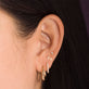 Tiny Hollow Hoop Earrings