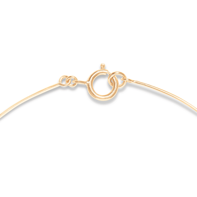 Stone and Strand 10K Yellow Gold Ultra Fine Bangle Clasp Image