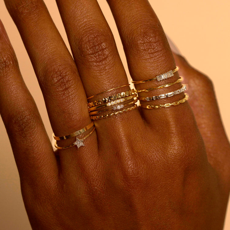 18k Wide Cigar Band Ring | Sophie Buhai