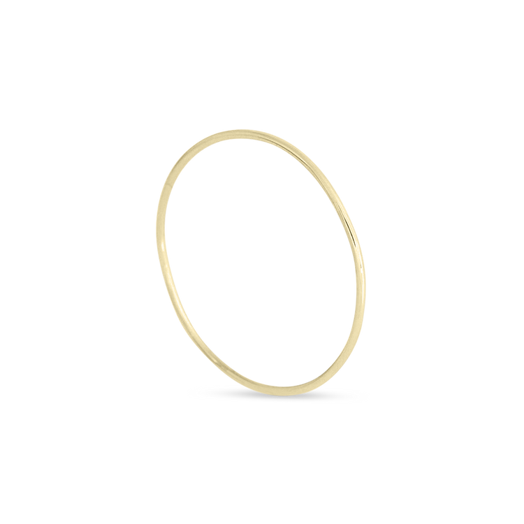 Stone and Strand 10K Yellow Gold Ultra Fine Gold Band Side Image