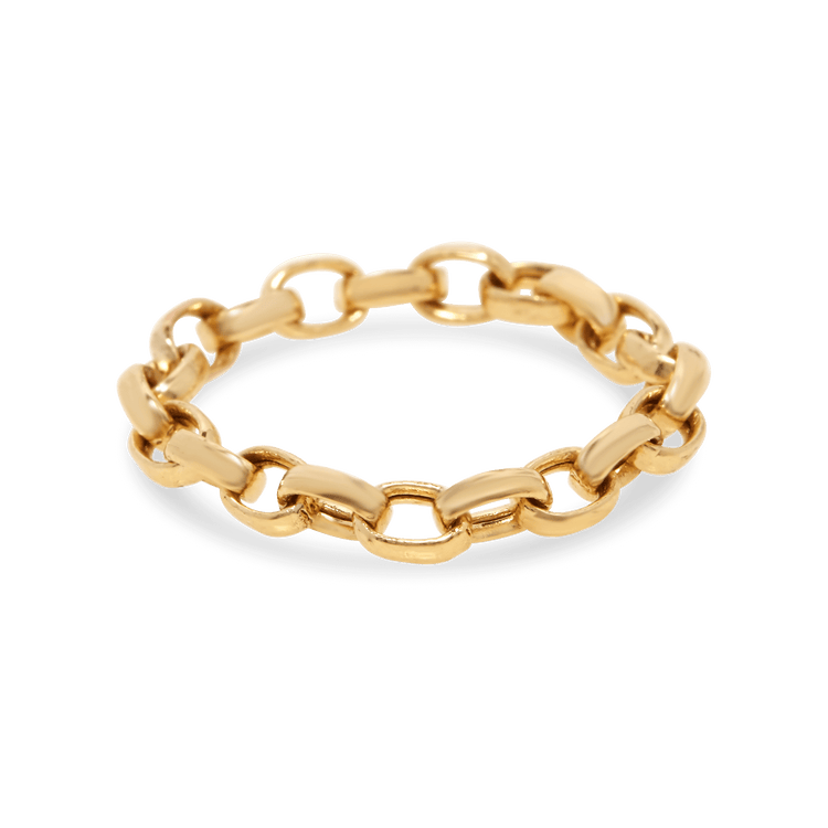 Ultra Bold Cable Chain Ring