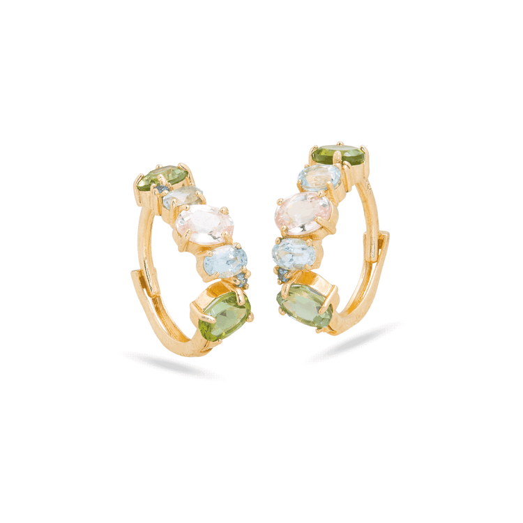 Unicorn Gemstone Cluster Huggies