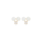 Uptown Pearl Diamond Studs