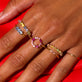 Unicorn Sugar Cube Eternity Band