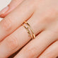 Wavy Pave Diamond Band