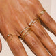 Wavy Pave Diamond Band
