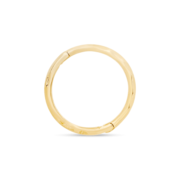 Stone and Strand 14K Yellow Gold Dainty Wavy Clicker Ring Side Image