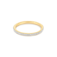 Stone and Strand 14K Yellow Gold White Diamond Pave Eternity Band Front Image