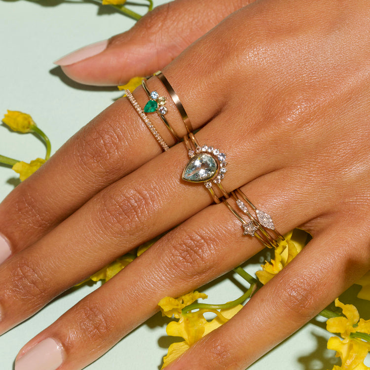 White Gold Fine Flat Band