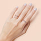 White Gold Small Baguette Diamond Ring