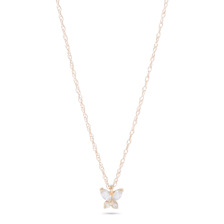 Sapphire Butterfly Necklace
