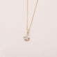 White Sapphire Flower Necklace