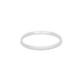 White Gold Fine Flat Band