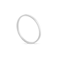 White Gold Fine Flat Band