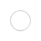 White Gold Fine Flat Band