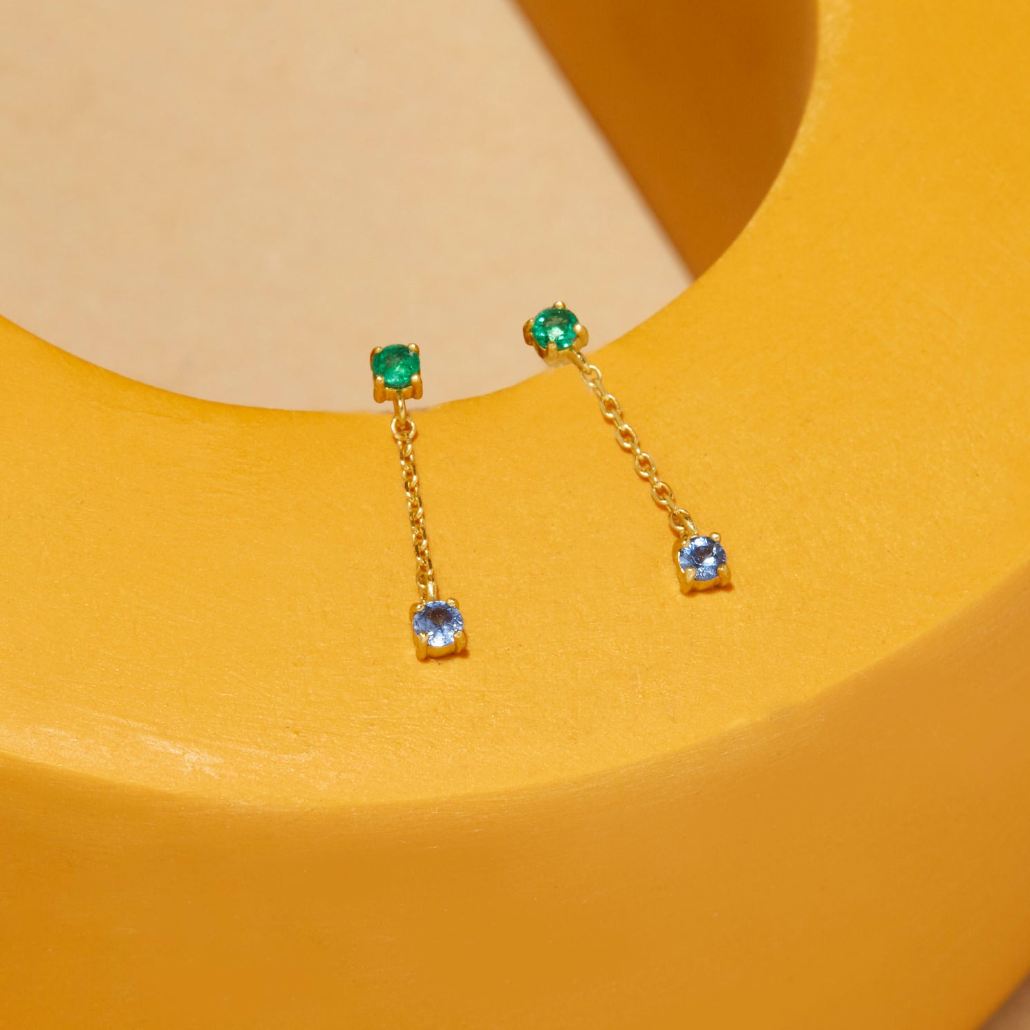 Wild Blueberry Drop Earrings STONE AND STRAND