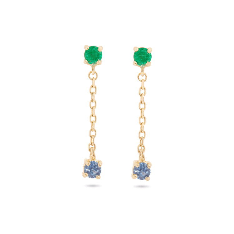 Wild Blueberry Drop Earrings