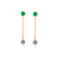 Wild Blueberry Drop Earrings