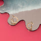 Wrapped Around Topaz Hoops