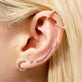 Wrapped Around Topaz Hoops
