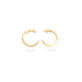 Wrapped Around Topaz Hoops