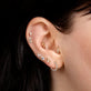 Wrapped Around Topaz Hoops