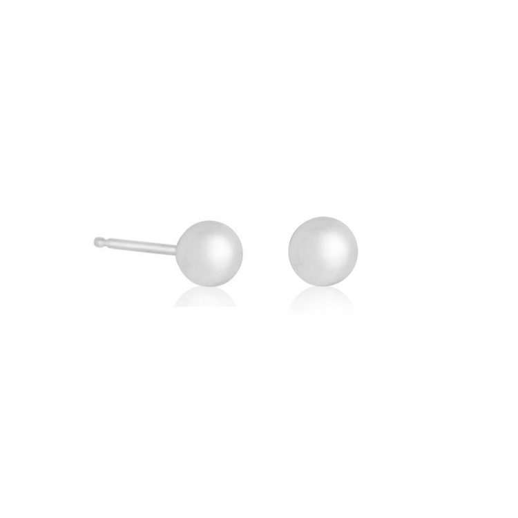 Mini Aro Earring - 14k White Gold – Varon Official