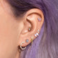 Wrapped Around Topaz Hoops
