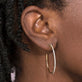 XL Pave Hoop Earrings