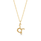 Zodiac Charm Necklace with Diamond