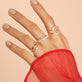 Bold Six Diamond Curve Band, on body