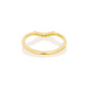 Bold Six Diamond Curve Band