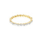 Marquise and Round Shape Pave Diamond Eternity Band