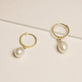 Elliptical Pearl Huggies