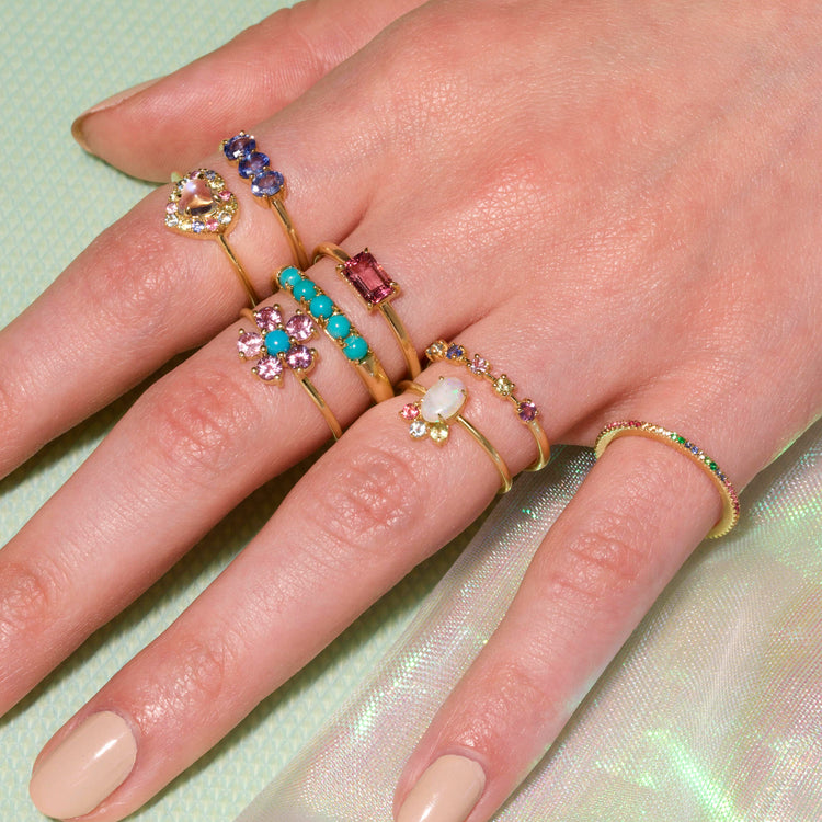 Unicorn Gemstone Ring