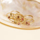 Gold Plated Oval and Pear Tourmaline Twin Set